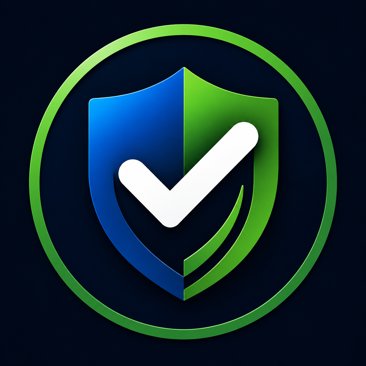 Logo circular VerificaDNI — verificación DNI digital MiDNI por IBERICAPOSSYSTEM